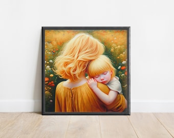 Mother and Daughter Quote ART PRINT Inspirational, Mothers Day, Gift ...