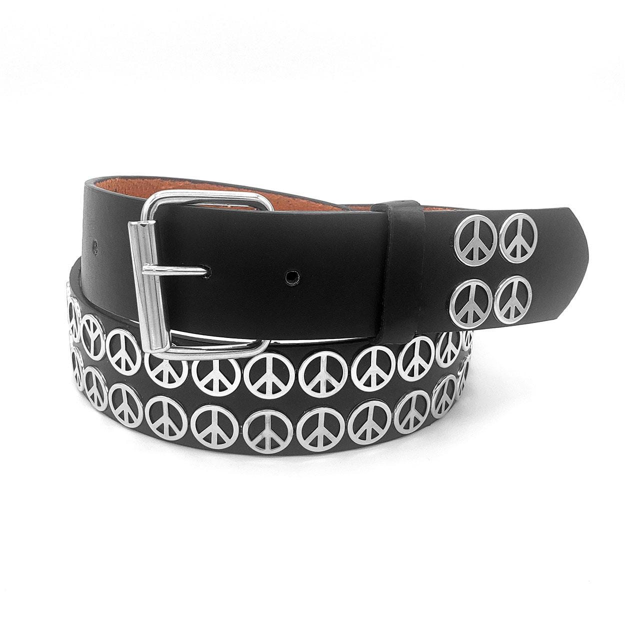 Peace Sign Belt - Etsy