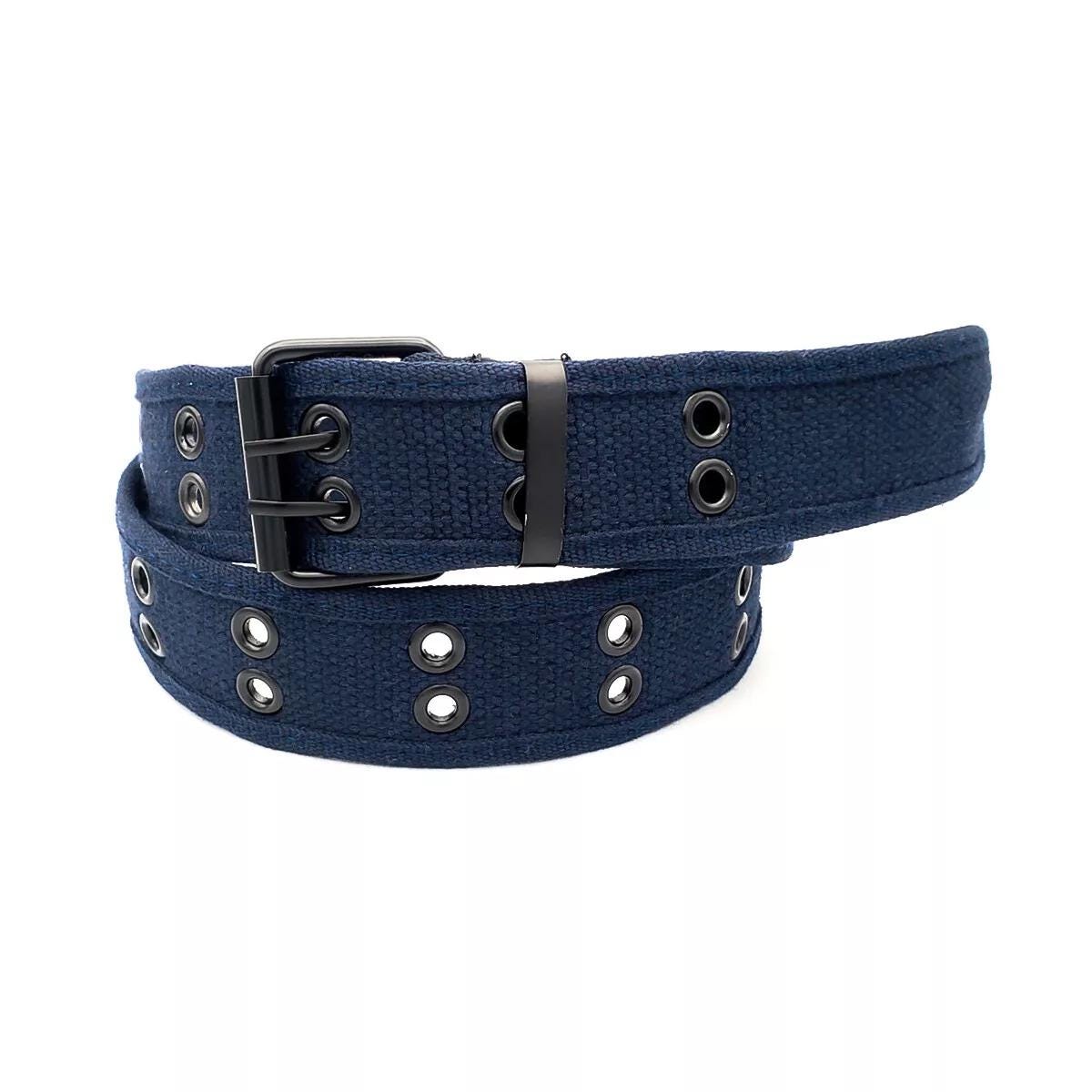 Double Grommet Canvas Belt - Etsy