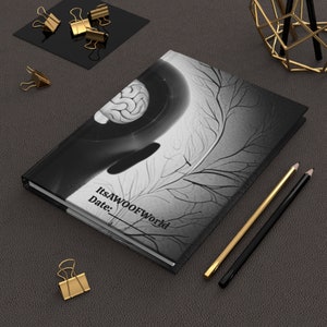 Sortez de ma tête Carnet cartonné mat ItsAWOOFWorld Journalisation Pensées Emotions