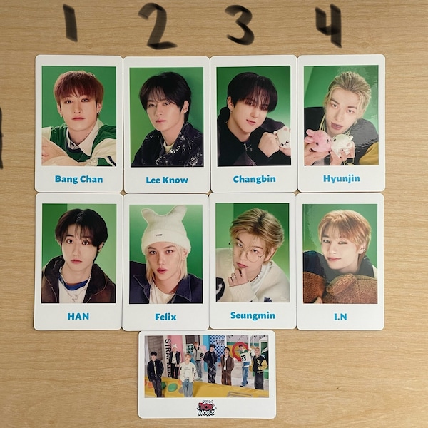 Official Stray Kids Japan Fan Meeting Toy World Photocards Ver. 1
