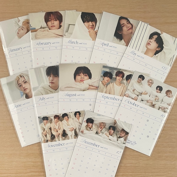 Official Stray Kids 2024 Season's Greetings Mini Calendars