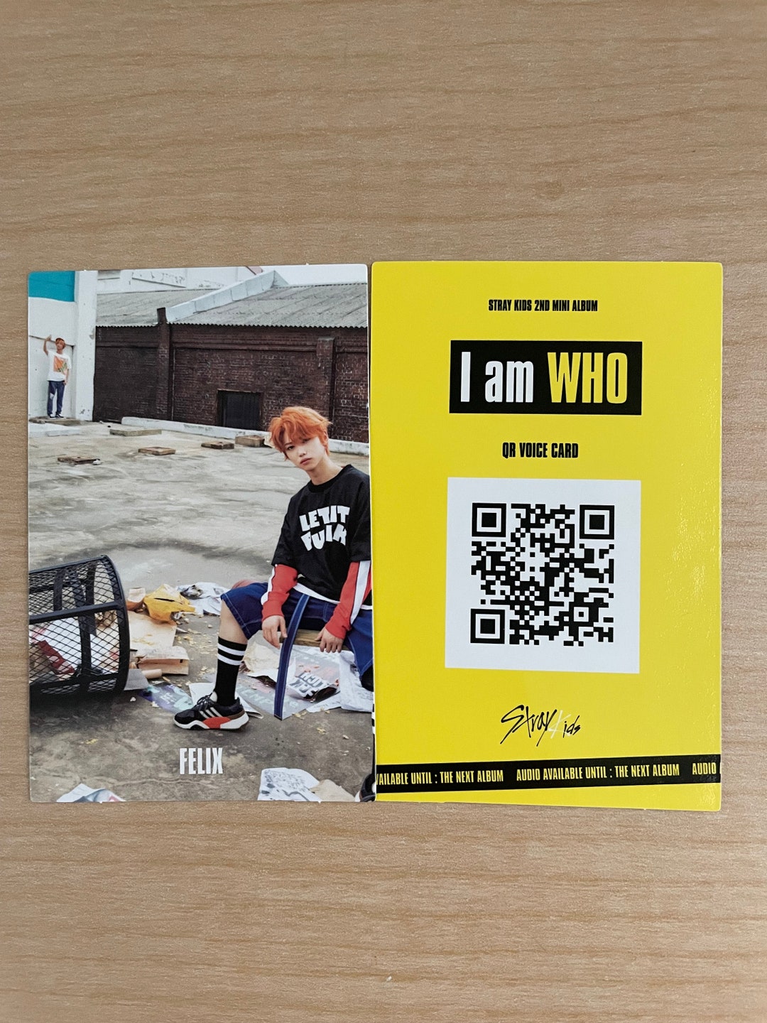 Stray Kids 激レア！I am NOT QR Voice Card STRAY KIDS I am Tour I am Not QR Voice Card Photocard