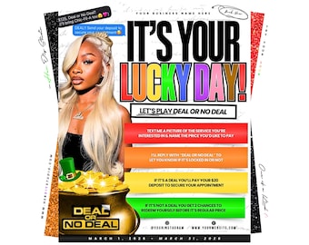 March Bookings Game Flyer | Lucky YOU Edition (: