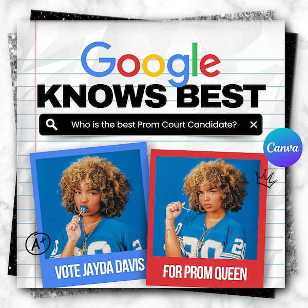 Prom Queen Poster, Prom King Poster, Prom Queen Flyer, Prom Flyer, Prom Court, Vote Prom Queen King Flyer, Prom Queen King Campaign Flyer