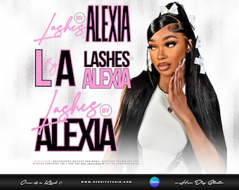 Plantillas de diseño de logotipos para LashTechs (4)
