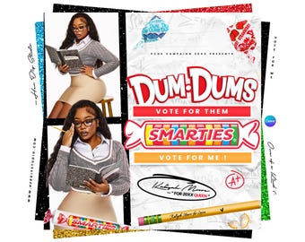Prom Campaign Flyer | Homecoming Election Canva Template (Digital Item)