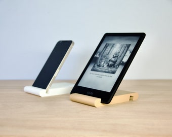 Kindle Paperwhite Tablet Stand - Sleek Minimal E-Reader Holder- Aesthetic Beige Reading Device Accessory - Perfect Gift for Bookworms!
