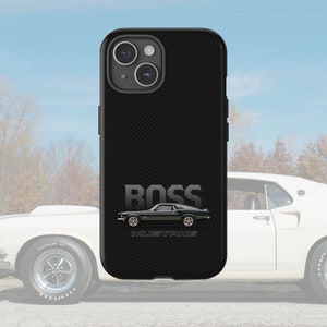 Ford Mustang Boss 429 1969 Phone Cases, American muscle carphone case, Mustang phone case, Shelby case, gift for muscle car enthusiasts