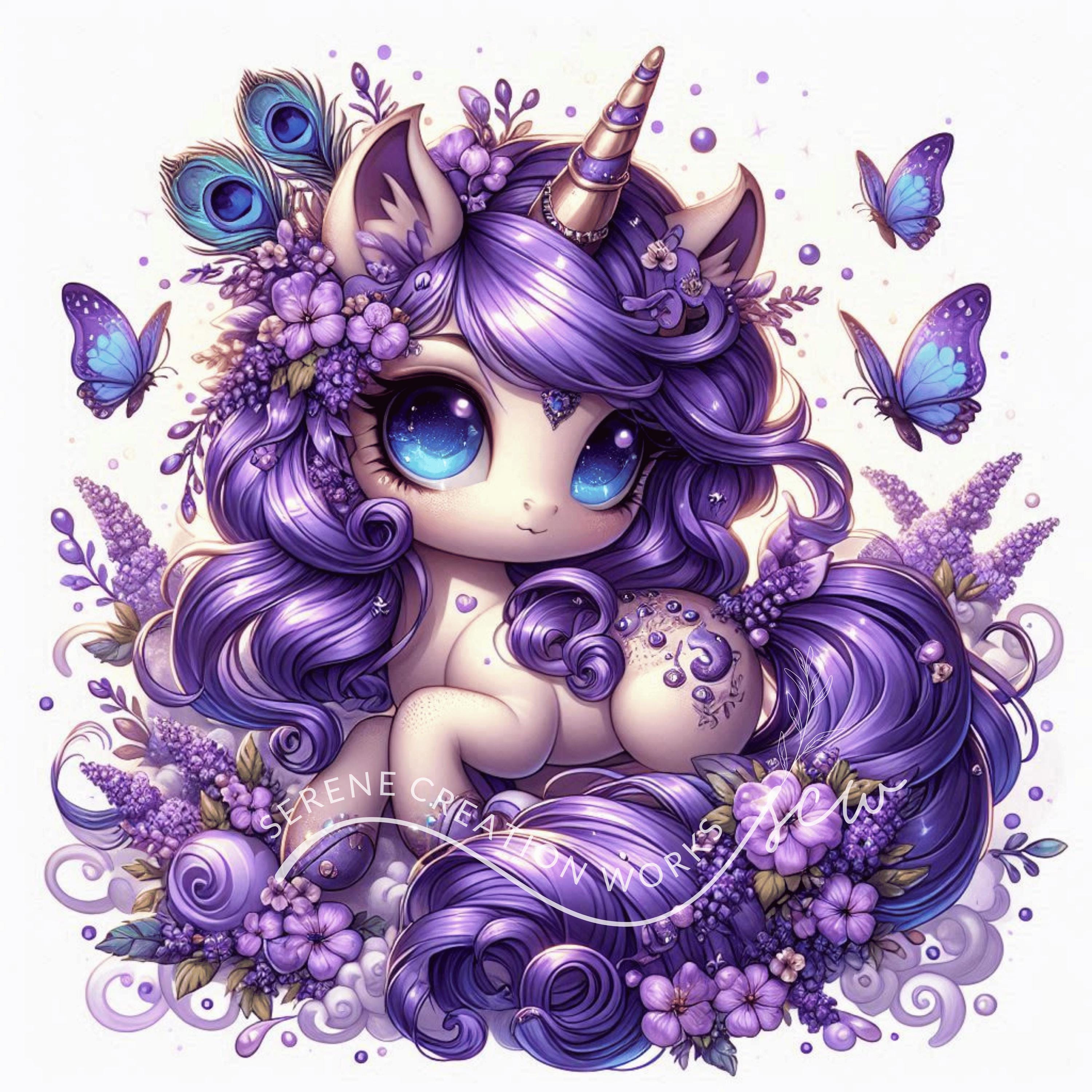 cute anime unicorn rainbow clouds graphic print tee baby - Temu Mauritius, image size:3000x3000