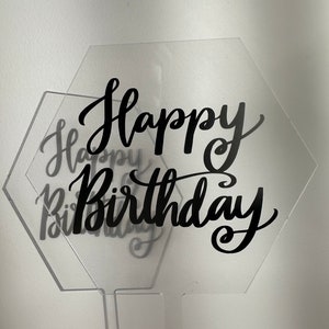 Happy Birthday Cake Topper
