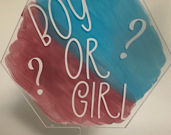 Boy Or Girl Cake Topper