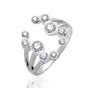 Silberring, Ukrainischer Silberring, Ukrainischer Schmuck, hergestellt in der Ukraine, Europäischer Schmuck, Geschenk für Frauen, Sterlingsilber