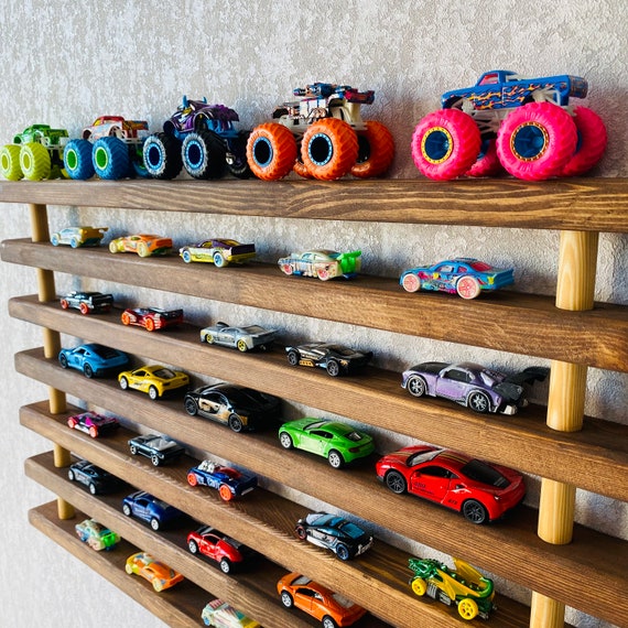 Toy Car Shelf Toy Car Display Shelf Toy Car Display Toy Car Storage Toy Car Garage Car Shelf Car Shelves Car Display Etsy