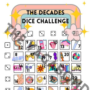 The Decades Dice Challenge