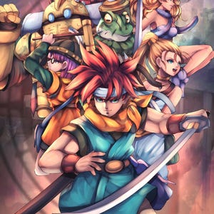 Chrono Trigger 7 Panel - 11x17 Fine Art Print - Etsy