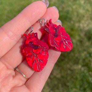 Anatomical Heart Earrings