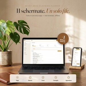 ADHD Cleaning Planner – Offline, No Account, 6 Languages (Digital Download)