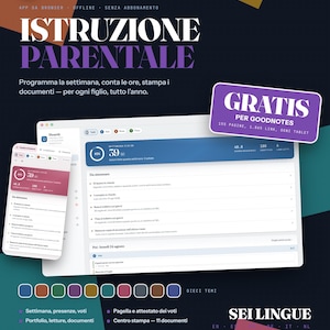Parental Instruction App + GoodNotes Agenda (155 Pages, 6 Languages) (Digital Download)