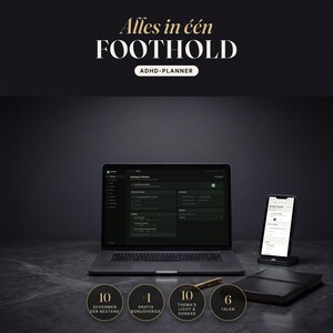 ADHD Planner, Offline HTML Tool, Focus, Structure, Notion, GoodNotes, Printable (Digital Download)