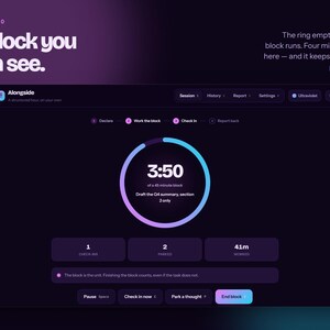 Focus Session Timer App for Deep Work, Pomodoro Tracker with Live Charts and Report, ADHD Productivity Planner, Offline Browser App image 3