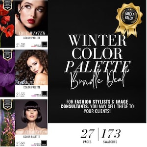 Winter Color Palette - Bundle Angebot - 27 Seiten und 173 Swatches