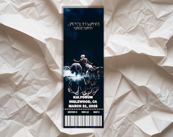 Entrada de recuerdo personalizada de Magic Man 2