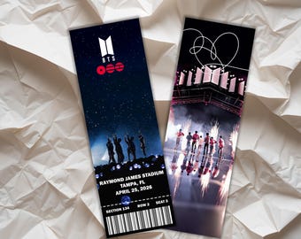 Boleto de recuerdo personalizado de Arirang