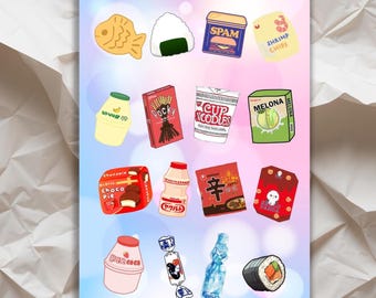 Impresión de bocadillos asiáticos