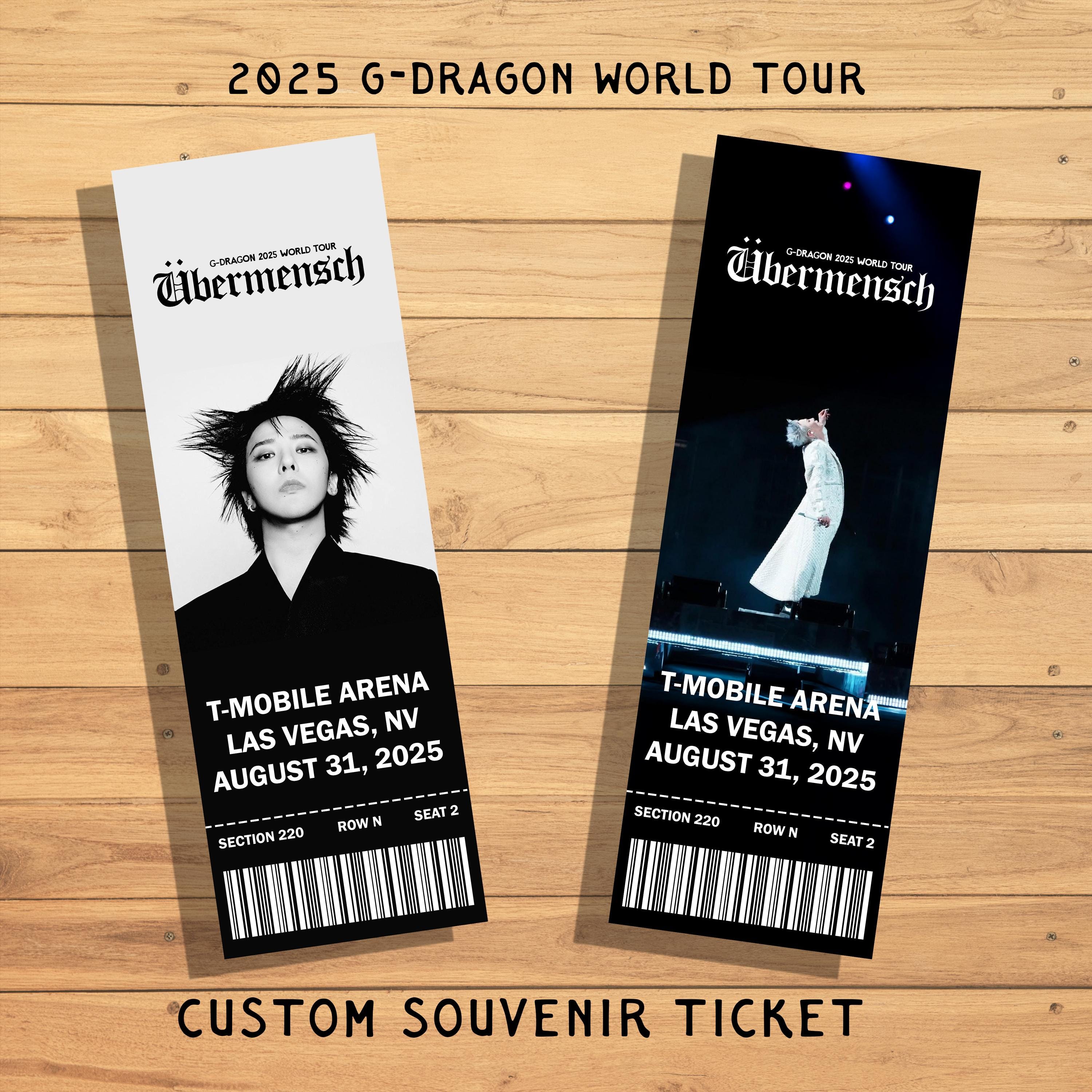 Übermensch Custom Physical Souvenir Ticket - Etsy