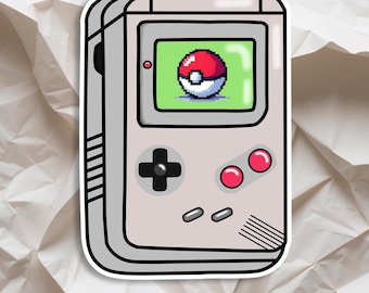 Pegatina retro de Gameboy