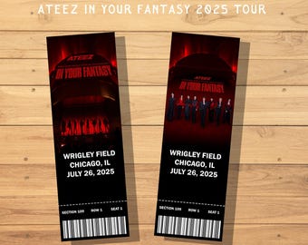 In Your Fantasy Custom Souvenir Ticket