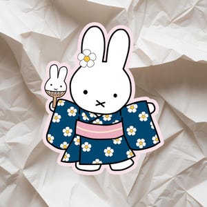 Pegatina de Bunny Girl para el Festival de Verano