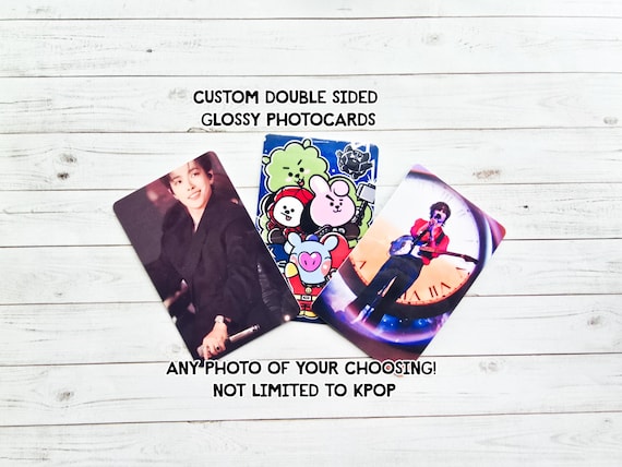 Custom Double Sided Glossy Photocards - Any photo of your choosing!