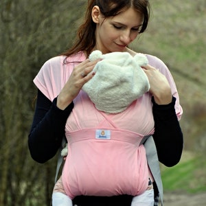 Bambari Baby ergonomische leichte Trage, Baby Wrap, verstellbare Babytrage, Neugeborenes bis Kleinkind, weniger schwitzen, mehr kuscheln Bild 2