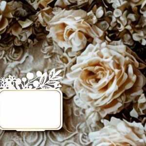 50 tarjetas de lugar para bodas hechas a mano en varios diseños, disponibles en una variedad de colores, ideales para bodas y otras celebraciones.