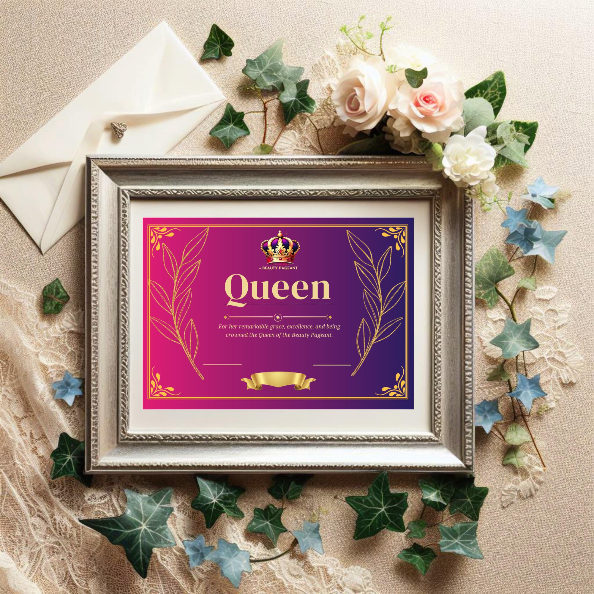 Image 11 for Pageant Certificate Template