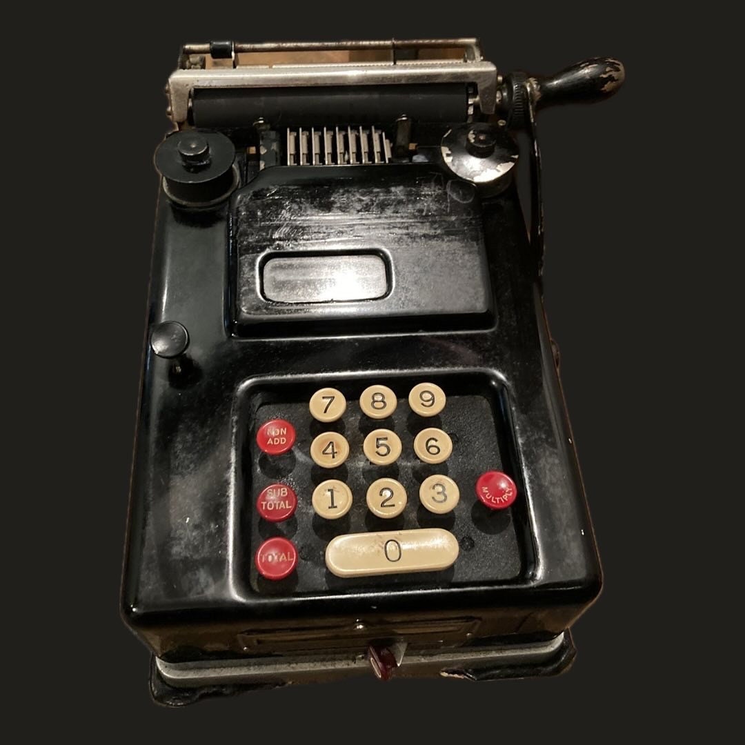 Rare Antique Remington Rand Calculator - Fully Functional 1900s
