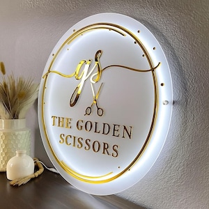Custom Acrylic Logo Sign | 3D LED Business Sign | Personalized Custom Name Sign | Home Decor | Custom Logo Wall Sign | Personalized Gift