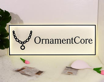 Custom Acrylic Name Sign | 3D Logo Sign for Business | Office Wall Decor | Personalized Business Sign | Small Business Logo Sign