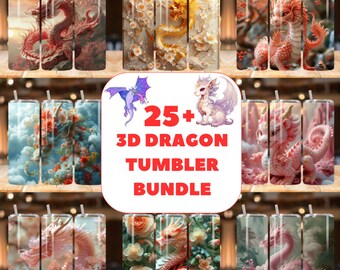 25+ Dragon Tumbler Sublimation Designs, 20oz Skinny Tumbler Png, Dragon Wall art, Dragon Journal, Dragon Clip Art, Dragon Tumbler 3D