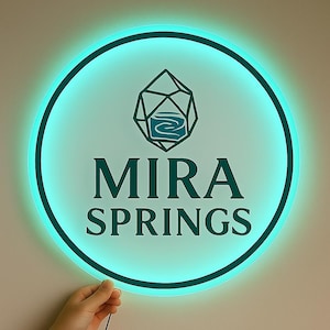 Custom Acrylic Sign, Business Backlit Sign, Led Backlit Sign, Business Logo Sign, Acrylic Bar Sign, Acrylic Wall Decor