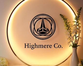 Letrero retroiluminado de acrílico / Letrero de bienvenida personalizado / Letrero de salón / Letrero de recepción