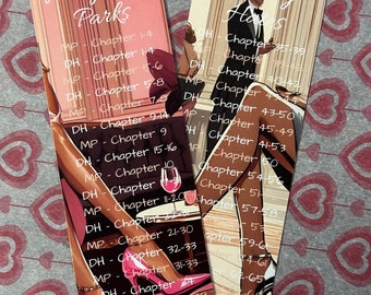 Magnolia Parks & Daisey Haites Tandem Read Double-Sided Bookmark,  Book Lover Accessories, bookish gifts, Booktok, Tandem read