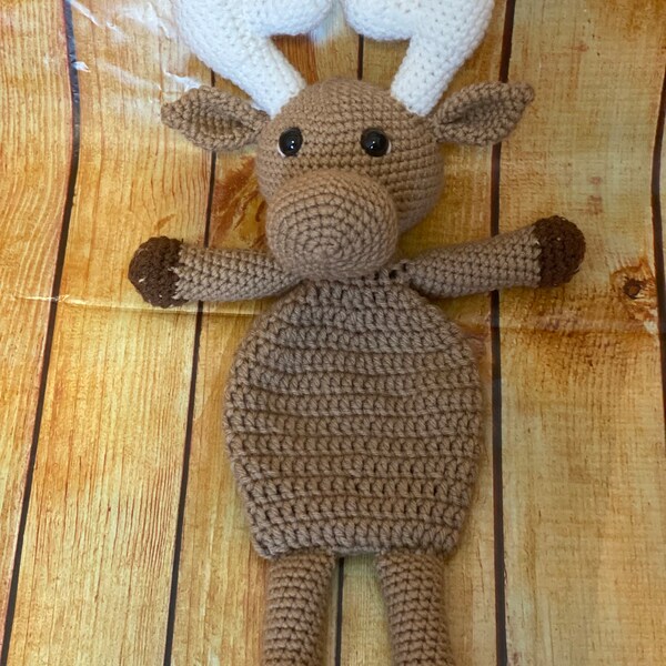 Adorable Moose Stuffie/Lovie/Plushie/Buddy/Stuffed Animal/Blanky