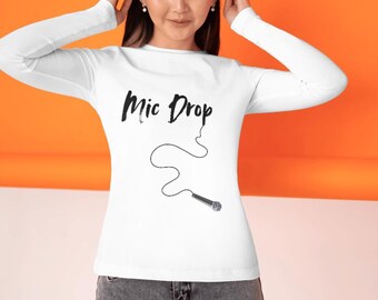 Mic Drop BTS Long Sleeve Shirt