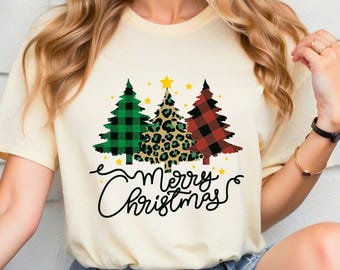 Merry Christmas Tree Unisex Softstyle T-Shirt