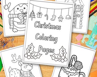 Kids Christmas Coloring Pages