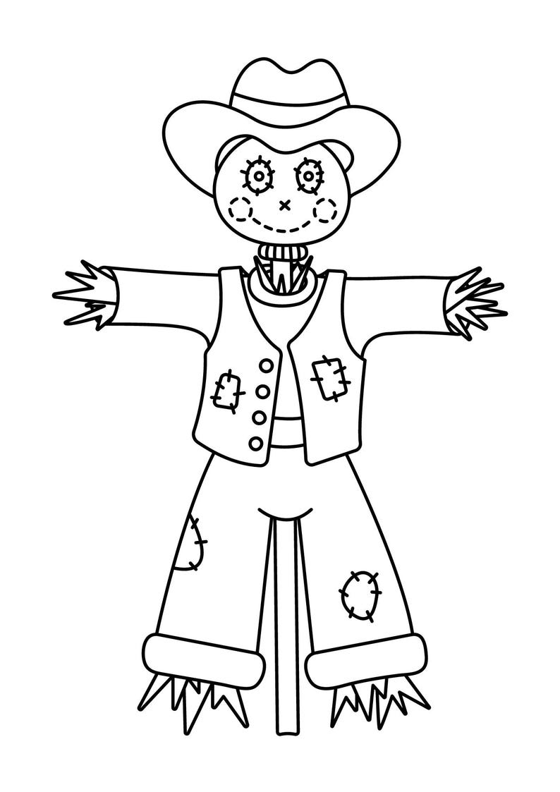 Fun Fall Coloring Pages for Kids - Etsy