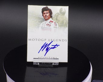 Giacomo Agostini Personalized Card. Number 01/05